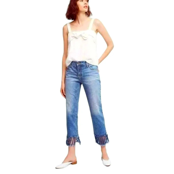Pilcro and the letterpress  Hyphen Raw Hem Jeans size 26 - Picture 1 of 16
